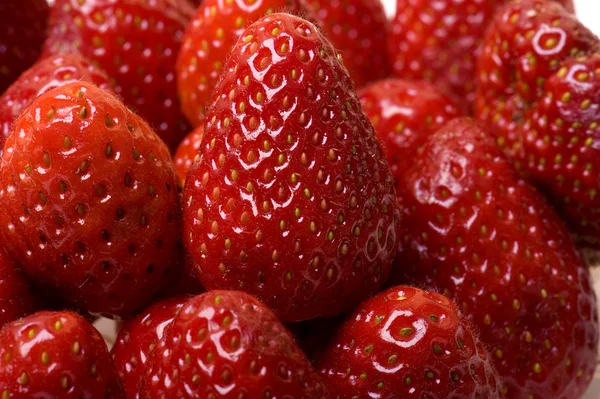 Fresh and tasty strawberries isolated — Stock Photo, Image