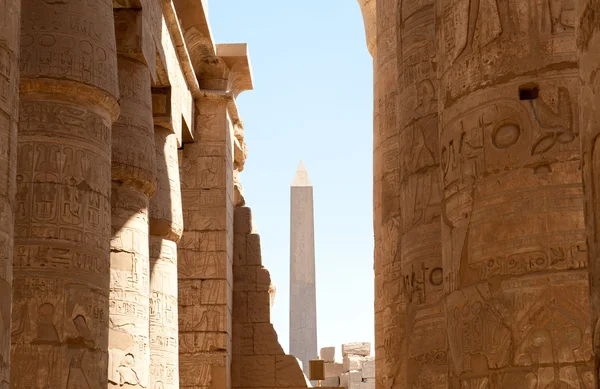 Templo de Karnak en Luxor, Egipto — Foto de Stock