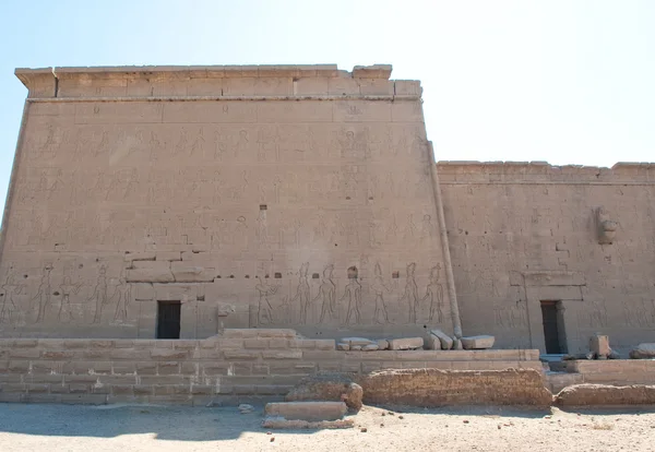 Templo de Dendera perto de Luxor, Egito, África — Fotografia de Stock