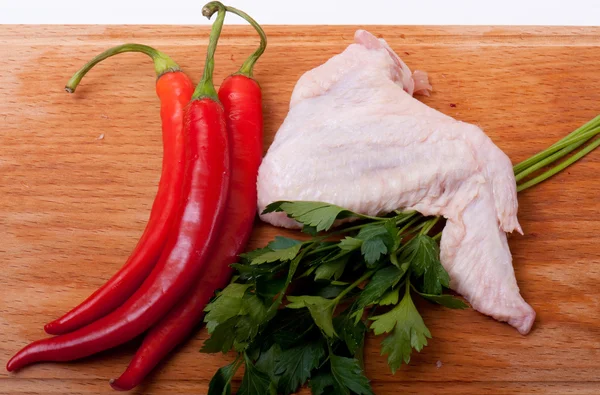 Uncooked chicken — Stock Photo, Image