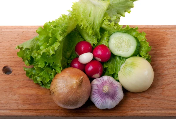 Onion and garlic — Stock Photo, Image