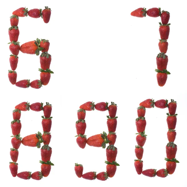 Fresh and tasty strawberry digit — Stock Photo, Image