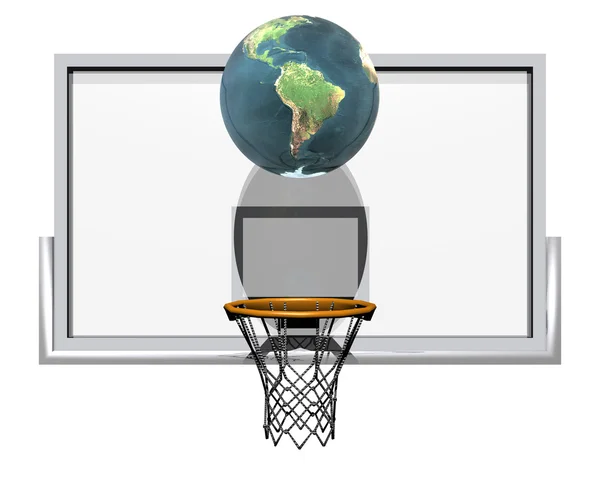 3d basketball isolated on a white Royalty Free Stock Images