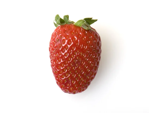Φρέσκα και νόστιμα φράουλες που απομονώνονται σε λευκό φόντο Εικόνα Αρχείου