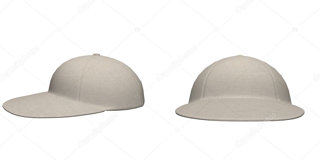 Baseball cap isolated on a white