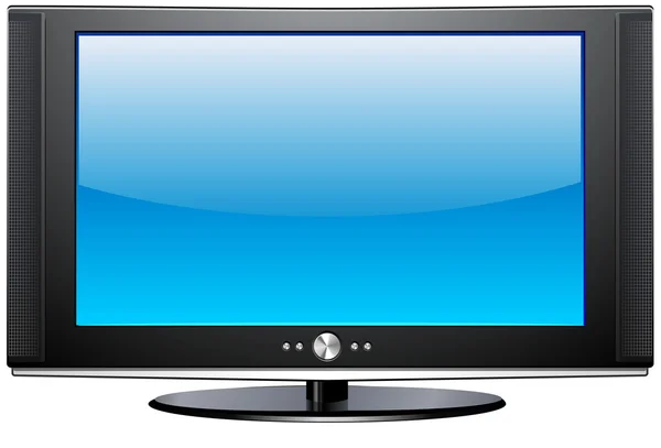 Плазменный LCD телевизор — стоковый вектор