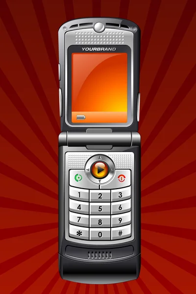 Mobilní telefon, mobilní telefon — Stockový vektor