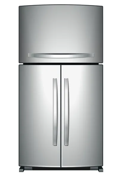 Çelik buzdolabı — Stok Vektör