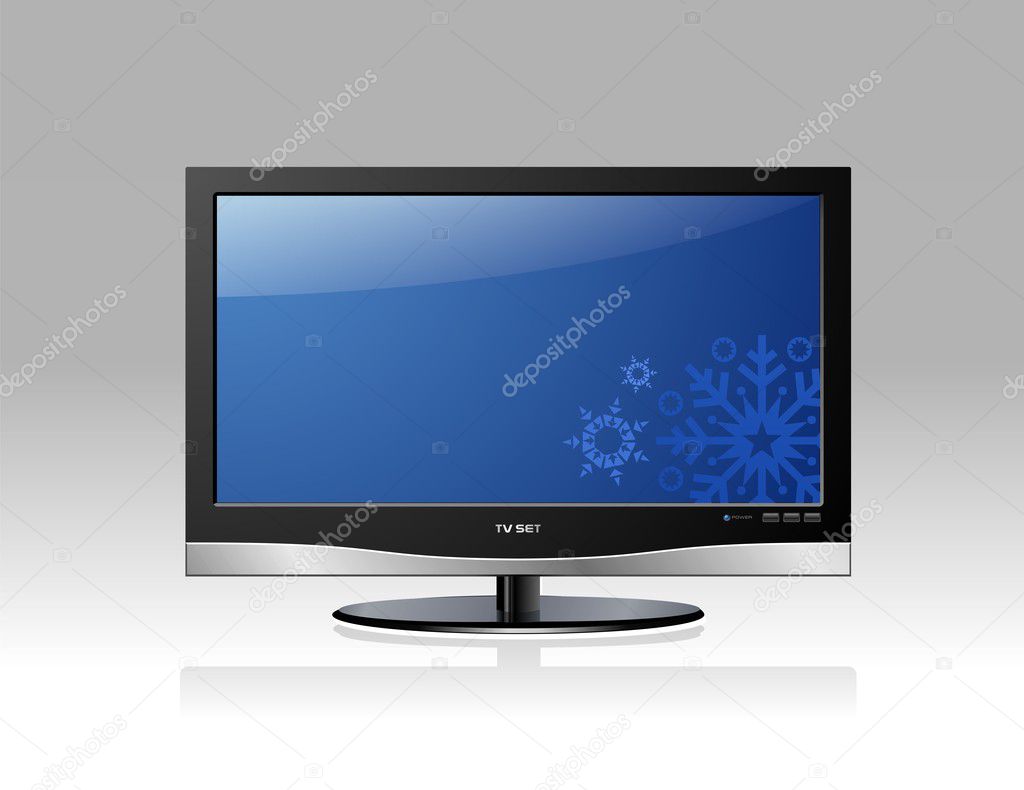 Blue Plasma TV