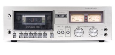 Vintage Cassette Deck clipart