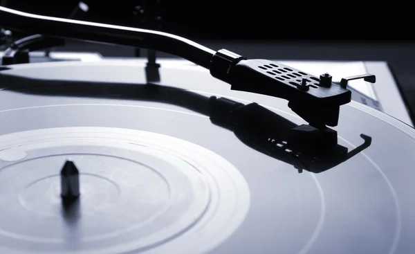 Vinyl disk player tonearm — Stock Photo, Image