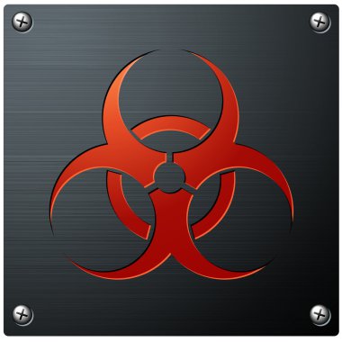 Biohazard symbol clipart