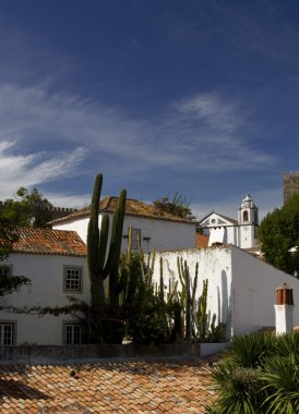 Obidos, Portugal clipart