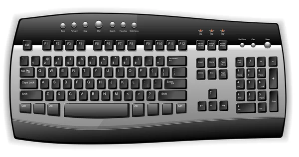 Computer Keyboard — Stock Vector