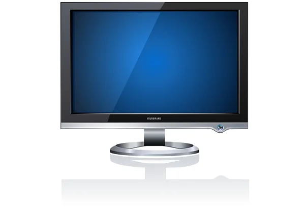 LCD monitor — Wektor stockowy