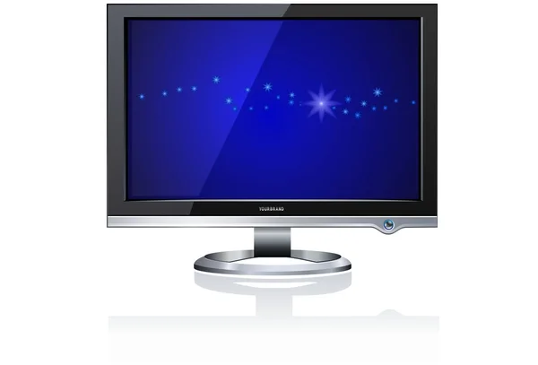 LCD Monitor — Stock Vector