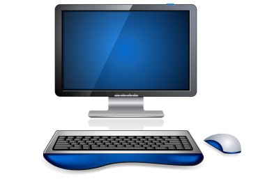 Computer Workstation clipart