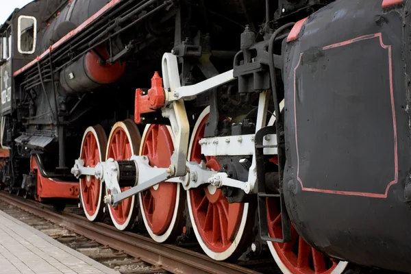 stock image Train wheels