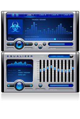 MP3 Medya Müzik çalar vektör