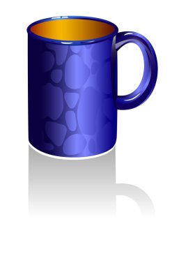 Blue Mug clipart