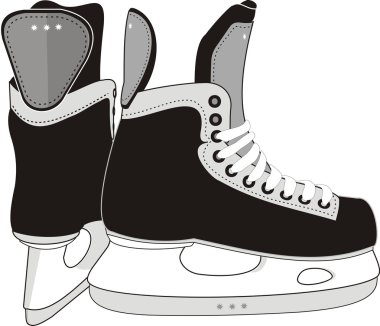 Ice Hockey Skates. clipart