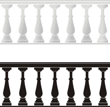 Architectural element - a balustrade