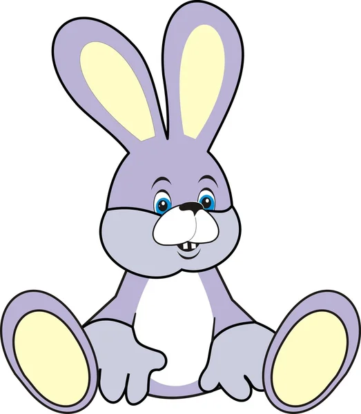 Plyšová hračka - králík (zajíc) — Stockový vektor