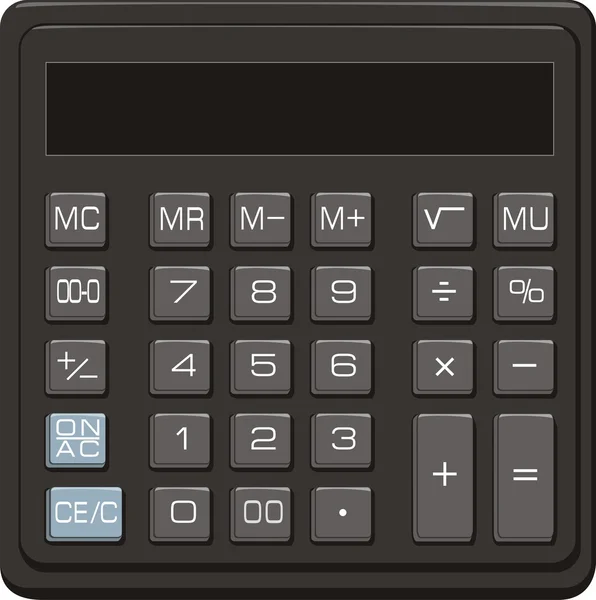 Калькулятор рабочего стола — стоковый вектор