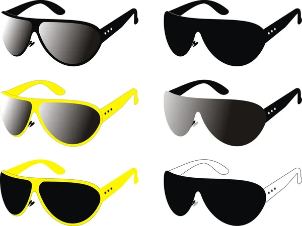 Сонячні окуляри - мода, спорт, краса — стоковий вектор
