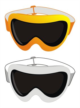 Ski glasses. clipart