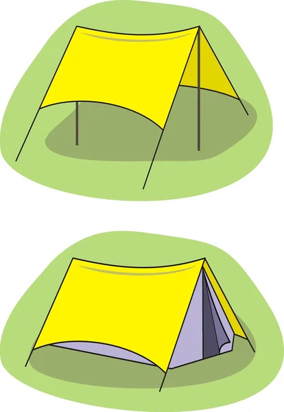 Палатки — стоковый вектор