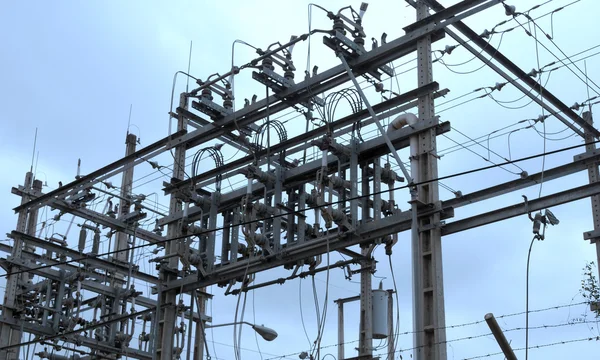 Subestação elétrica — Fotografia de Stock