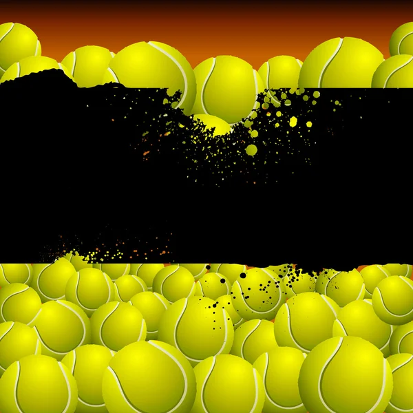 Fond vectoriel rempli de boules — Image vectorielle