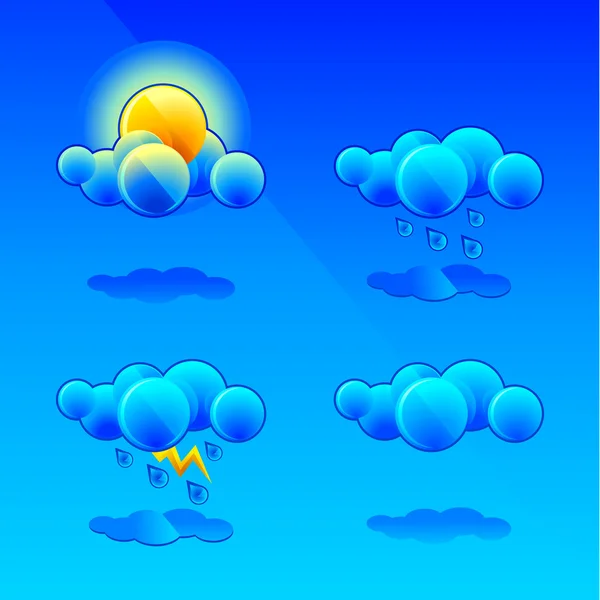 stock vector Meteorology symbols