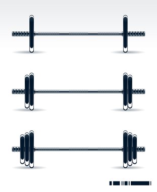 Bodybuilding equipment clipart