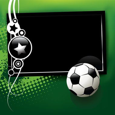 Football banner clipart