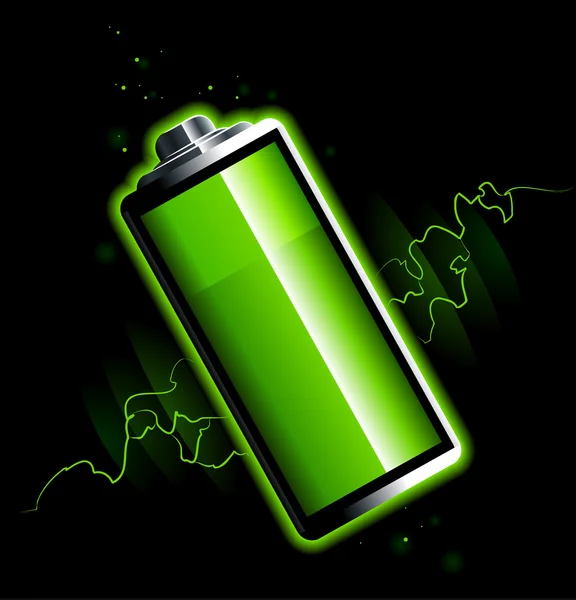 Nur Batterie — Stockvektor