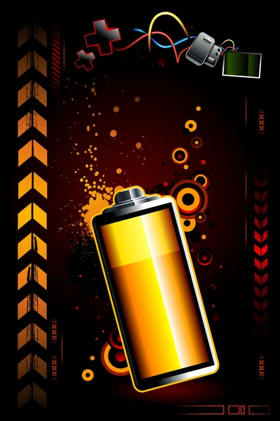 Gewoon batterij — Stockvector