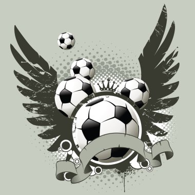 Football attributes clipart