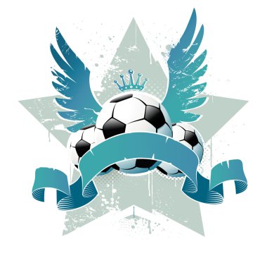 Football attributes clipart