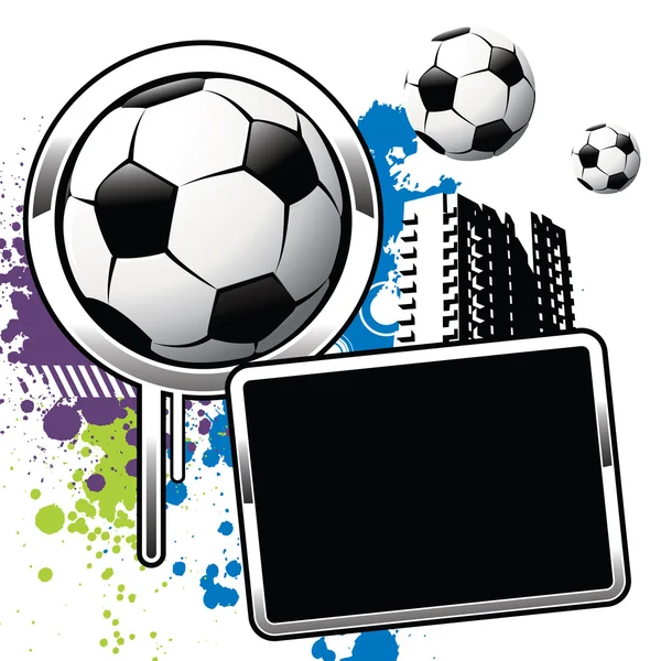 Χαρακτηριστικά του ποδοσφαίρου — Διανυσματικό Αρχείο