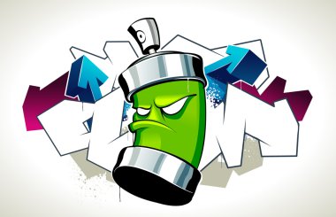 Cool graffiti image clipart