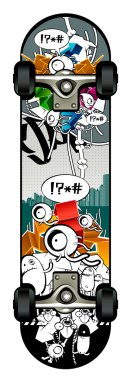 Skateboard clipart