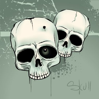 Skulls clipart