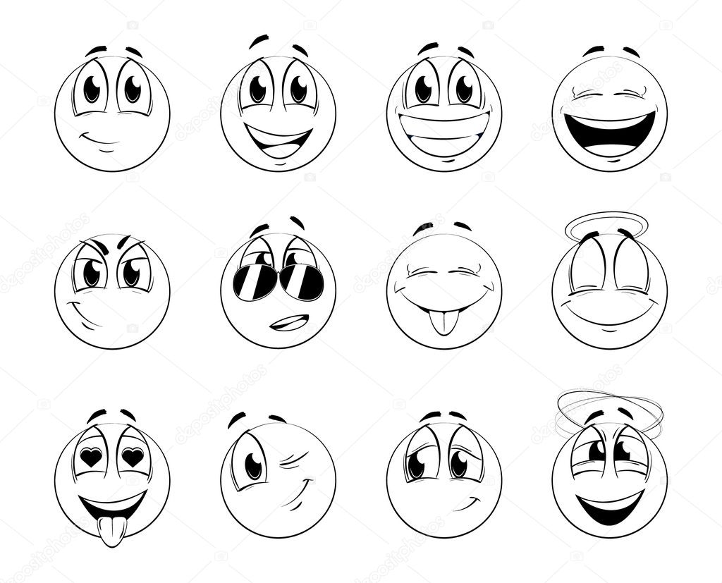 Set of positive smiles-balls