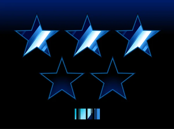 Estrelas brilhantes — Vetor de Stock