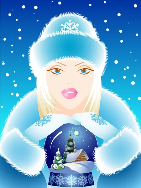 Vierge des neiges — Image vectorielle