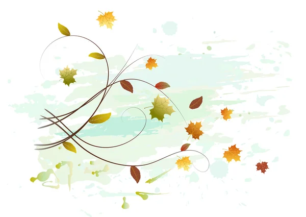 Chute des feuilles — Image vectorielle