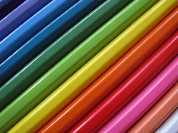 Arrière-plan des crayons de couleur — Photo