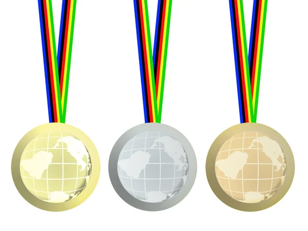 stock image Olympic medals